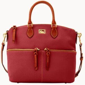 Dooney & Bourke Dillen Double Pocket cross body handbag Satchel Red